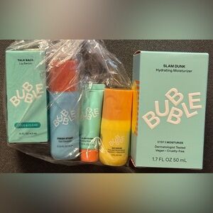 Bubble Skincare Set - Slam Dunk Moisturizer, Talk Back, Daydream & Fresh Start